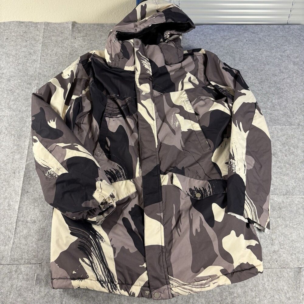 Artic Queen Ski Snowboard Winter Jacket w/ Detachable Hood Mens Large - FLAWED